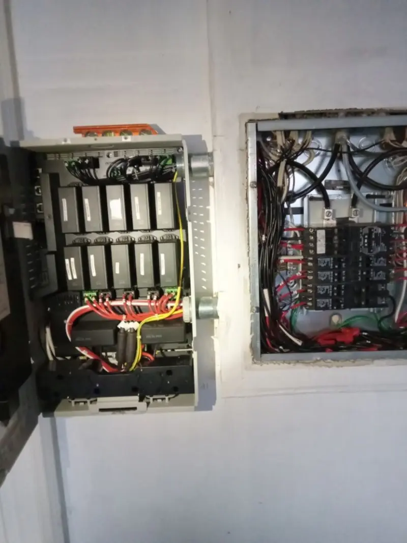 Electrical panel upgrade completed for Indoor Lighting Installation in Abington